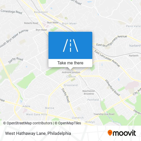 Mapa de West Hathaway Lane