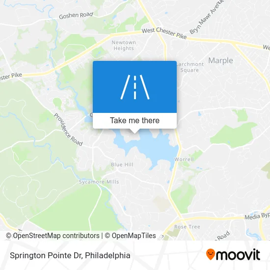 Springton Pointe Dr map