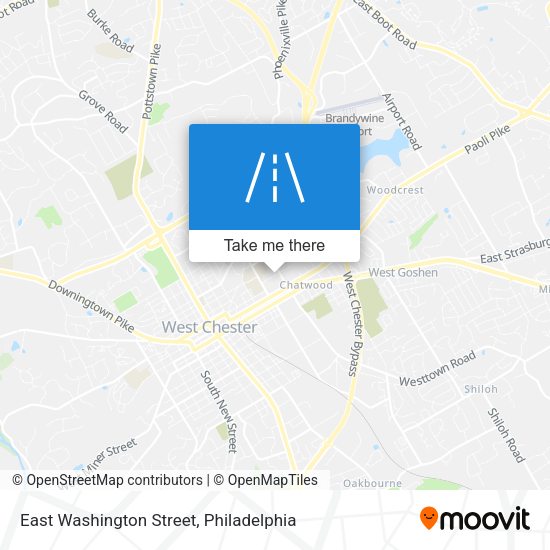 Mapa de East Washington Street