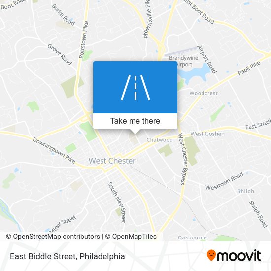 East Biddle Street map