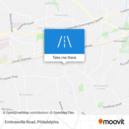 Embreeville Road map