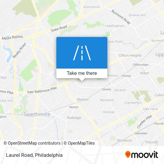 Laurel Road map