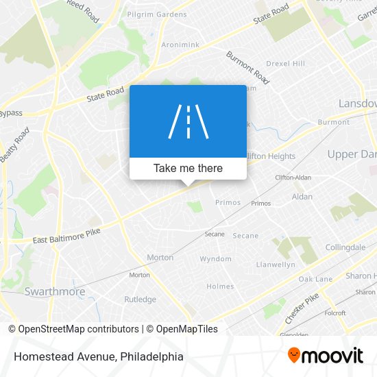 Homestead Avenue map