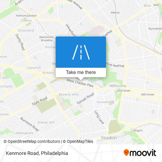 Kenmore Road map