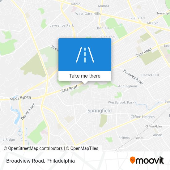 Broadview Road map