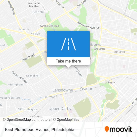 East Plumstead Avenue map