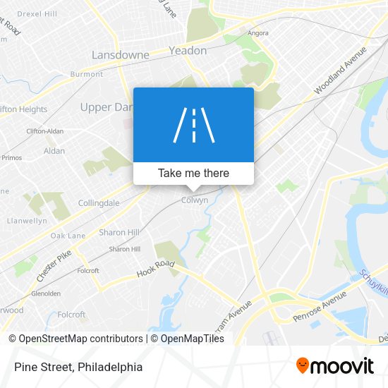 Mapa de Pine Street