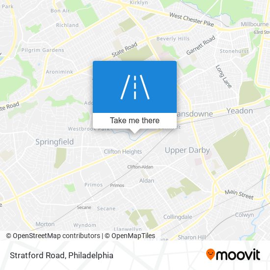 Mapa de Stratford Road