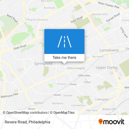 Mapa de Revere Road