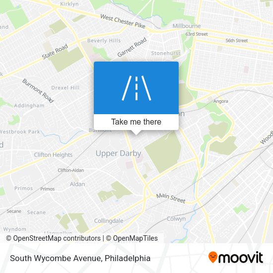 Mapa de South Wycombe Avenue