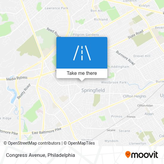 Mapa de Congress Avenue
