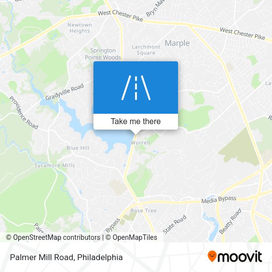 Palmer Mill Road map