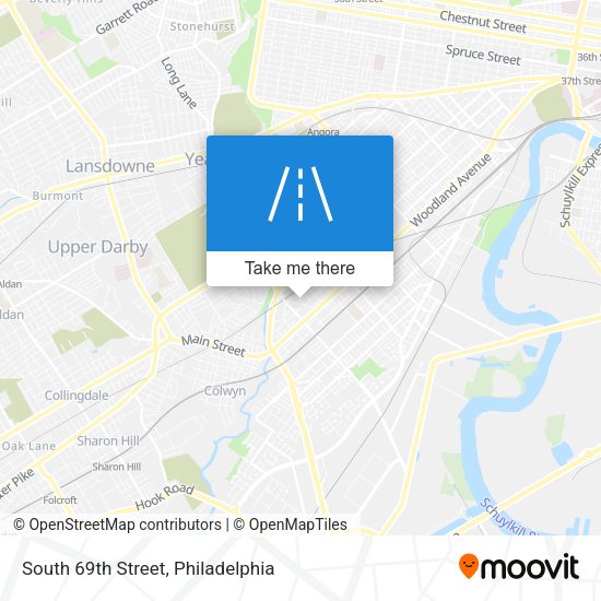 Mapa de South 69th Street