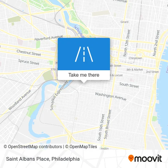 Saint Albans Place map