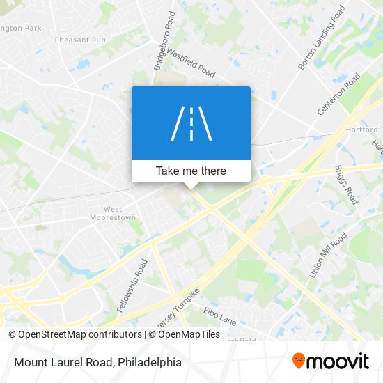 Mapa de Mount Laurel Road