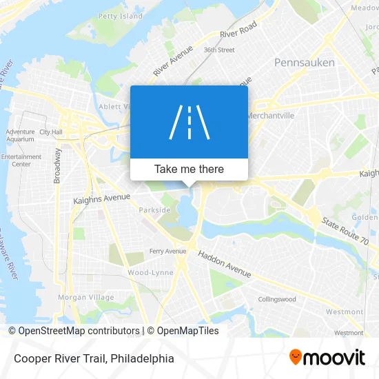 Cooper River Trail map