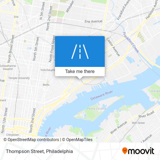 Mapa de Thompson Street