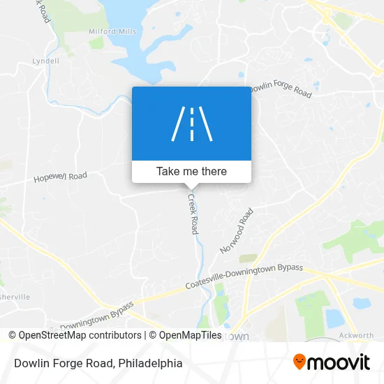 Dowlin Forge Road map