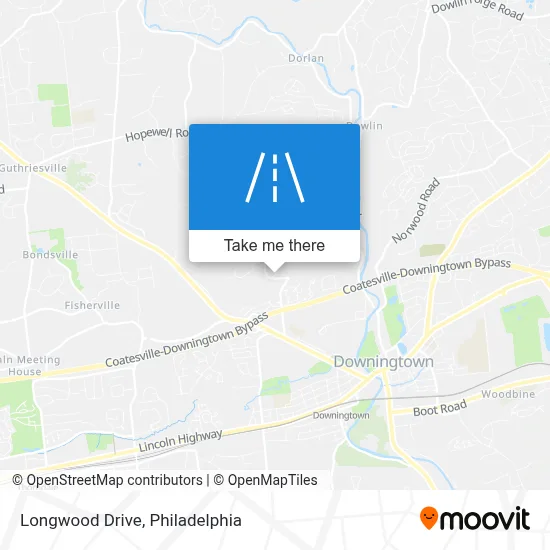 Longwood Drive map