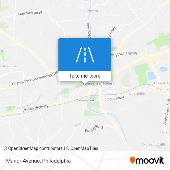 Mapa de Manor Avenue