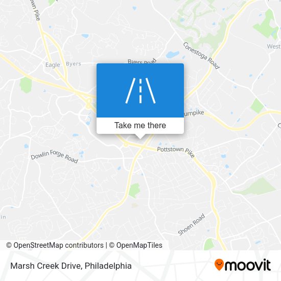 Mapa de Marsh Creek Drive