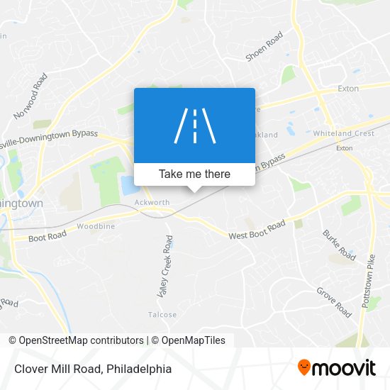 Clover Mill Road map