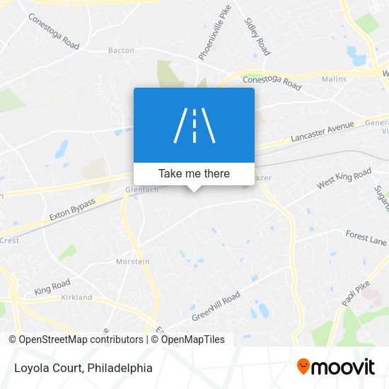Loyola Court map
