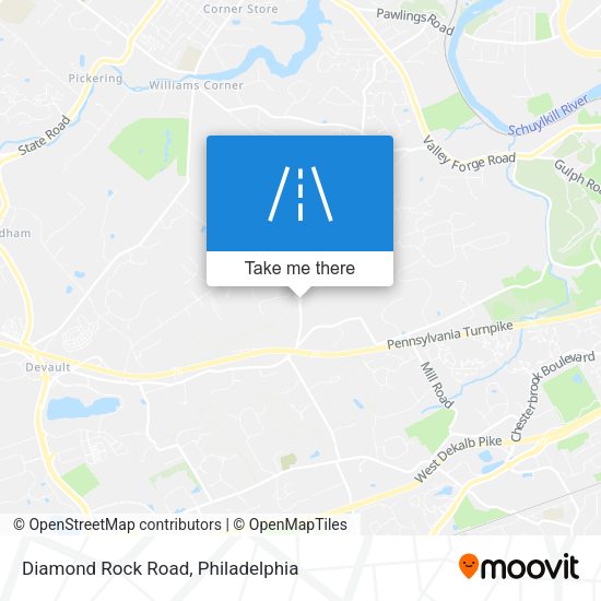 Mapa de Diamond Rock Road
