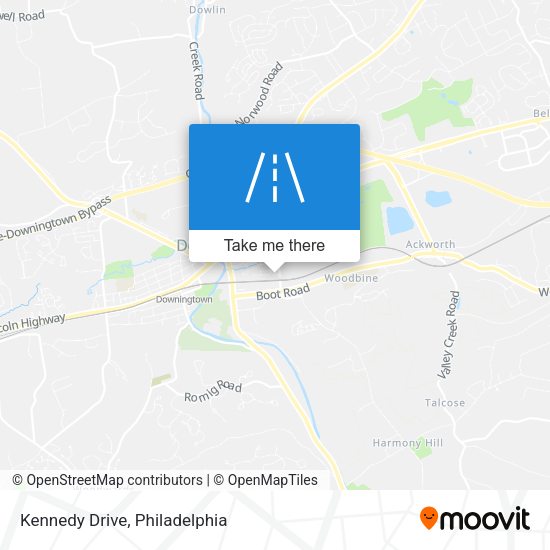 Mapa de Kennedy Drive