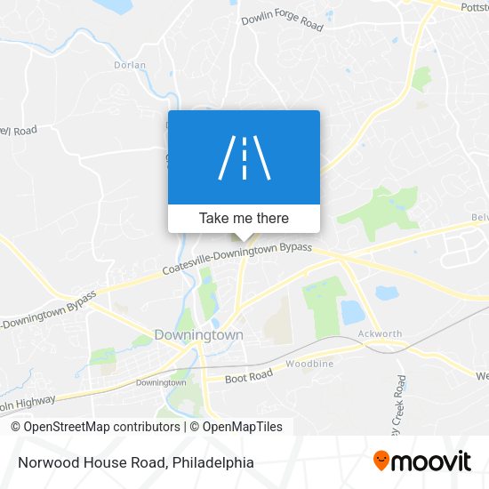 Norwood House Road map