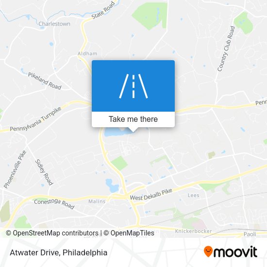 Atwater Drive map