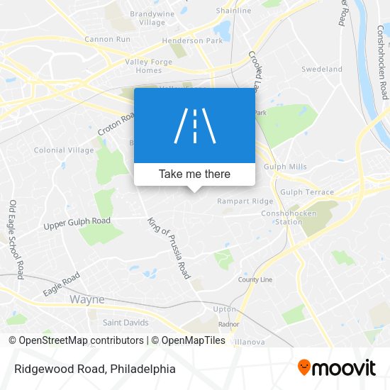 Mapa de Ridgewood Road