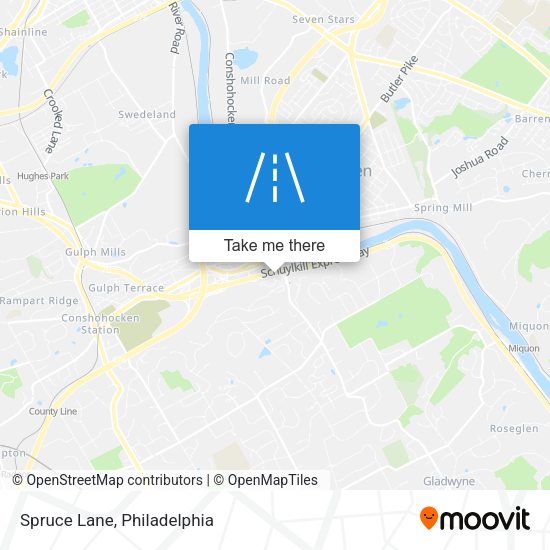Mapa de Spruce Lane