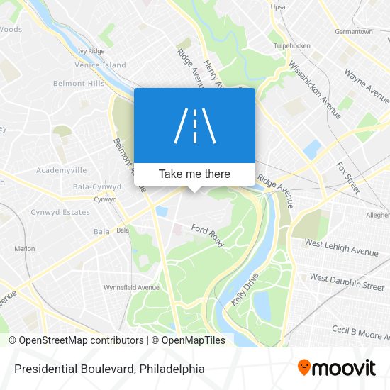 Mapa de Presidential Boulevard