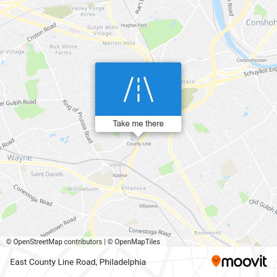 Mapa de East County Line Road