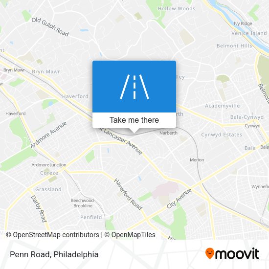 Mapa de Penn Road