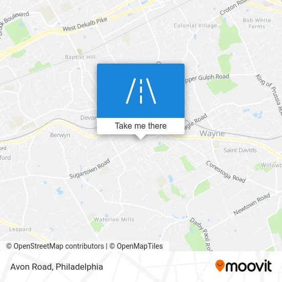 Avon Road map