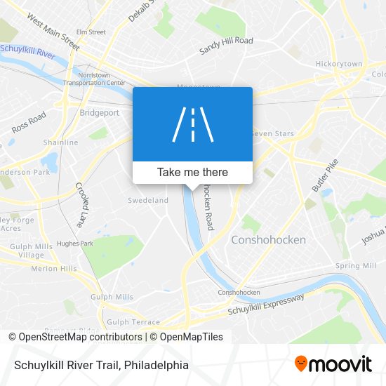 Schuylkill River Trail map