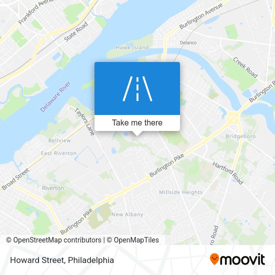 Mapa de Howard Street