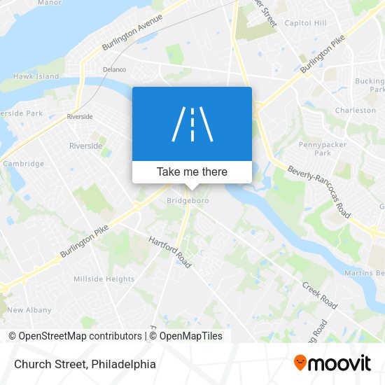 Church Street map