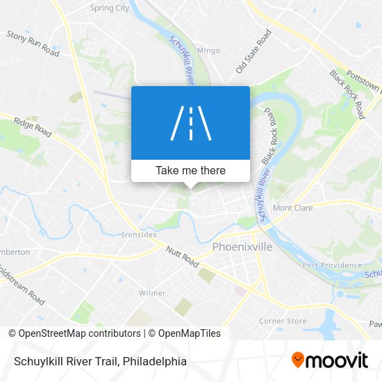 Schuylkill River Trail map