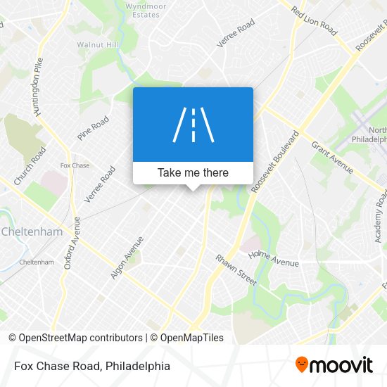 Fox Chase Road map