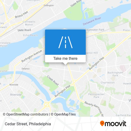 Mapa de Cedar Street