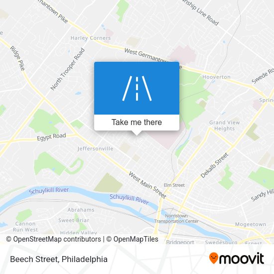 Mapa de Beech Street