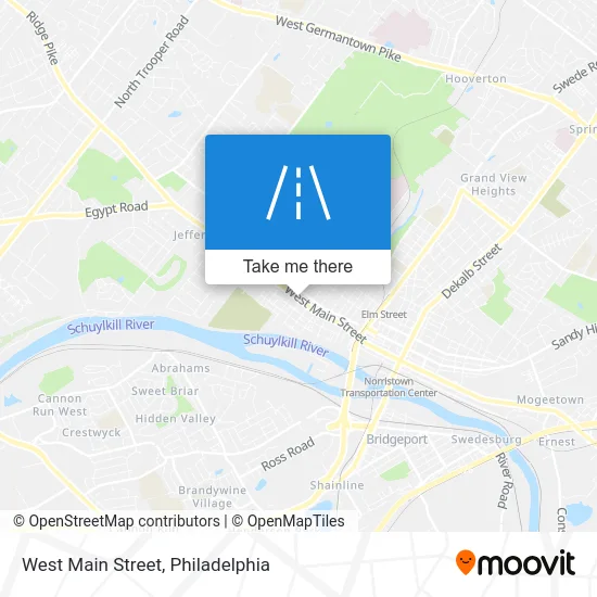 West Main Street map