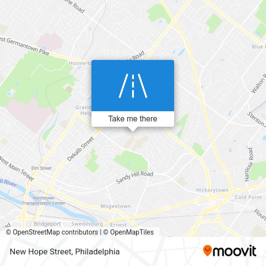 Mapa de New Hope Street