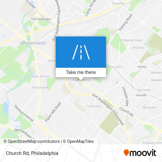 Mapa de Church Rd