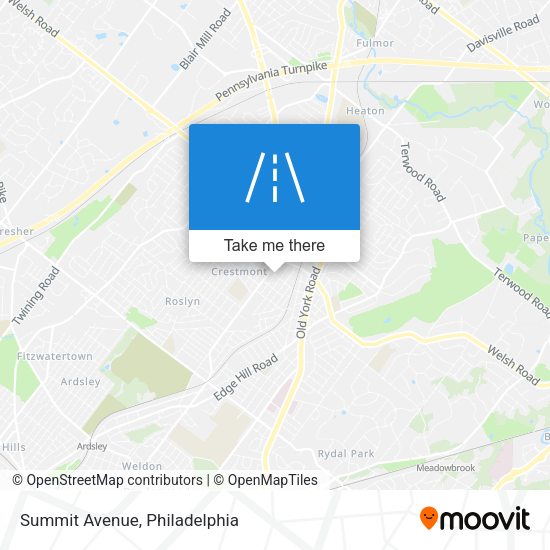 Mapa de Summit Avenue
