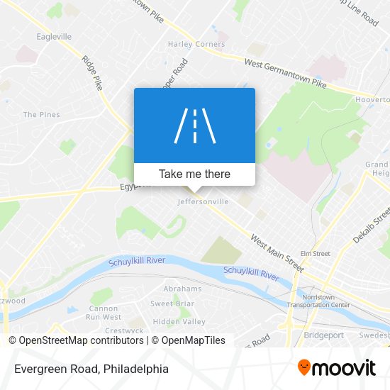 Mapa de Evergreen Road
