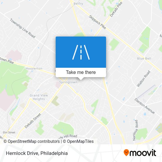 Hemlock Drive map